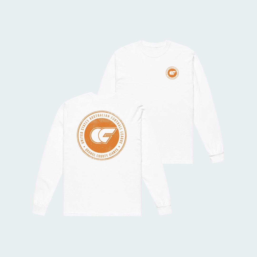 Garment-dyed heavyweight long-sleeve shirt