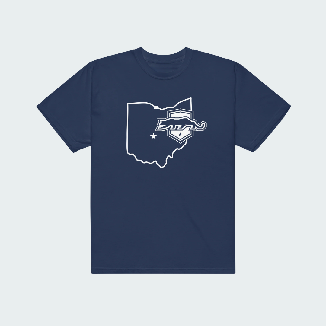 Unisex garment-dyed heavyweight t-shirt Columbus State