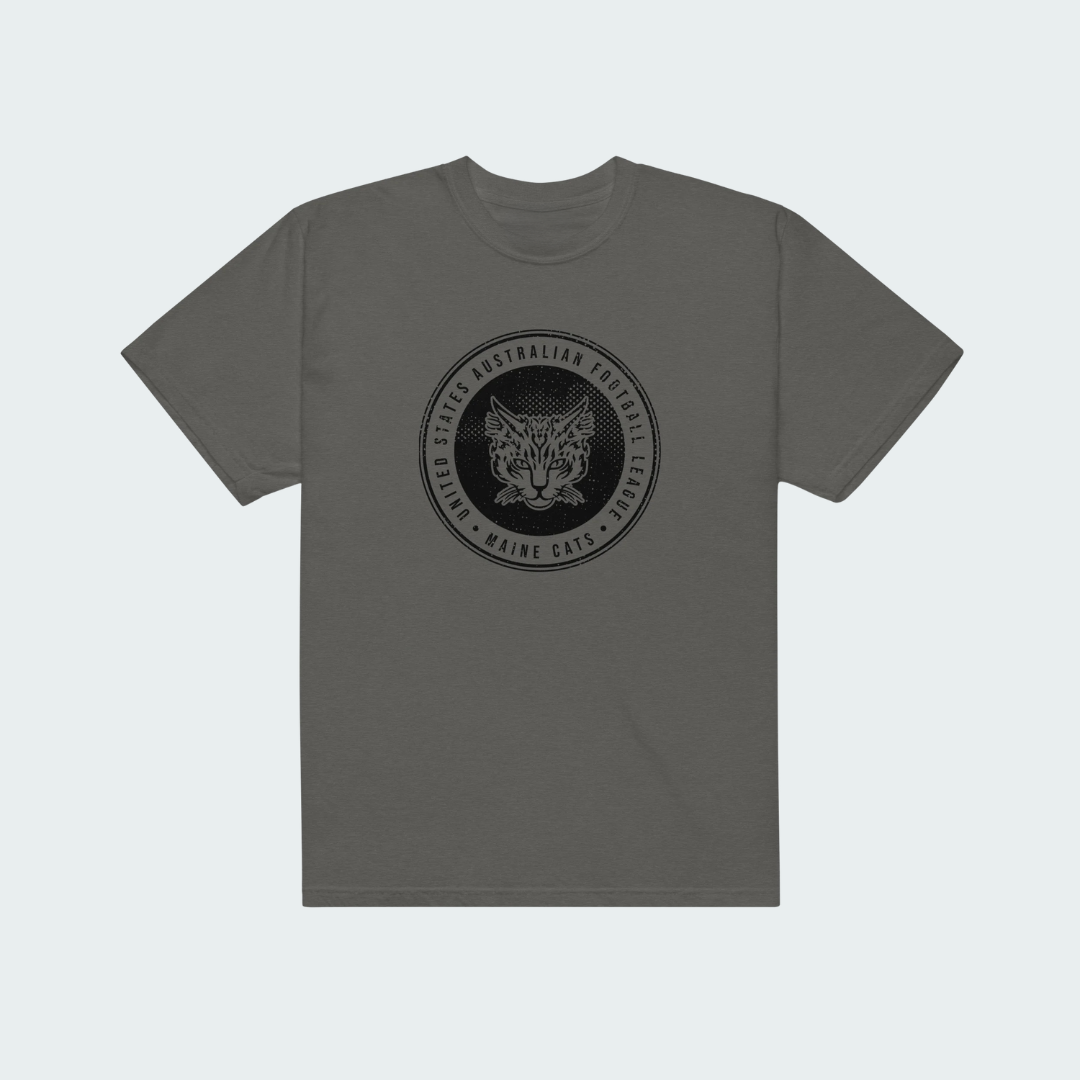 Unisex garment-dyed heavyweight t-shirt Maine Charcoal