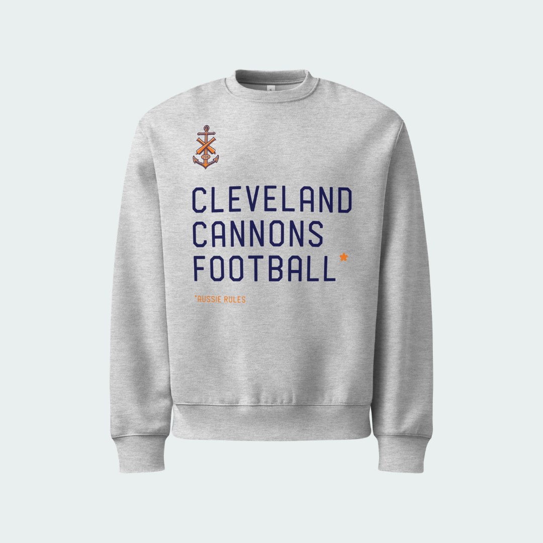 Oversized heavyweight sweatshirt