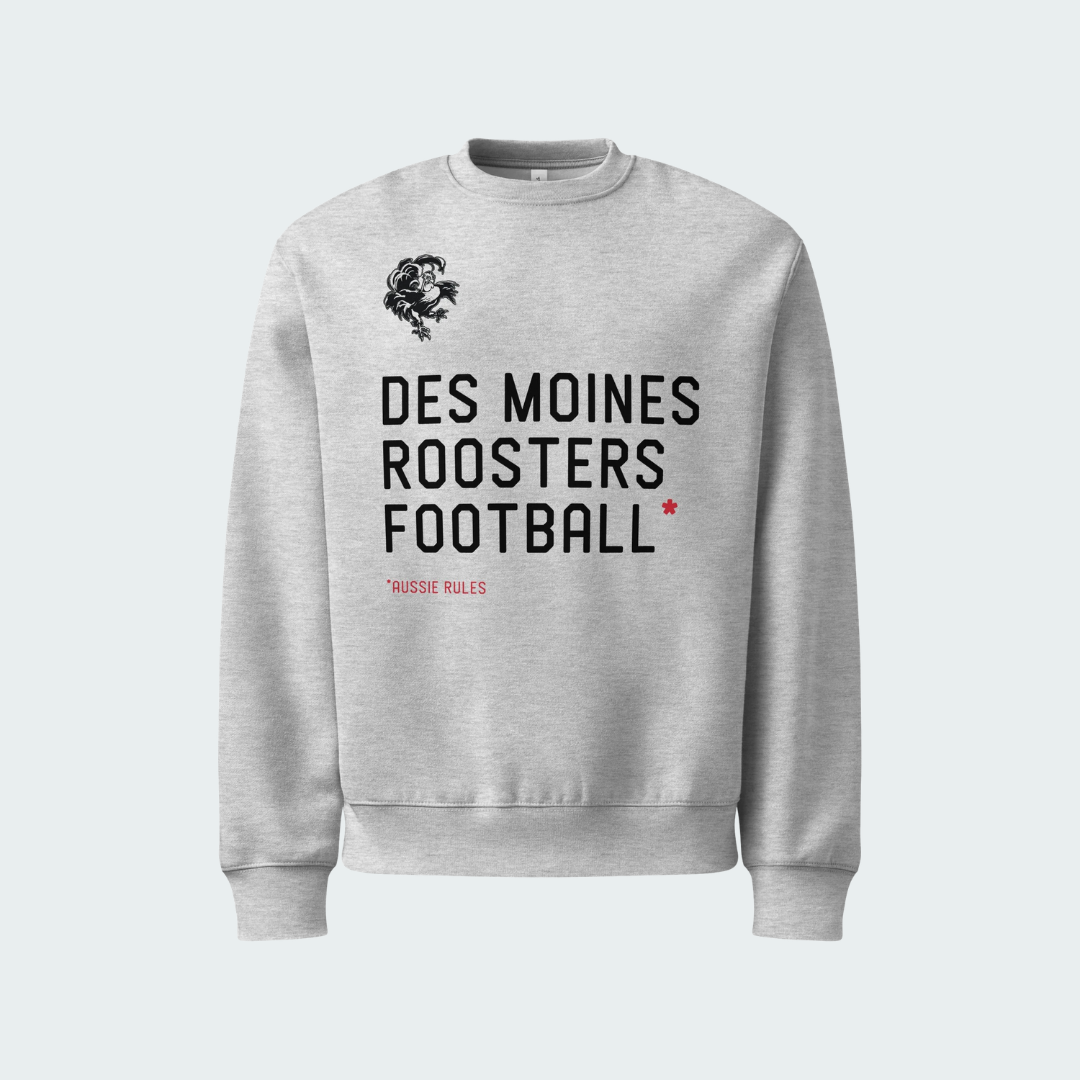 Oversized heavyweight sweatshirt Des Moines Statement
