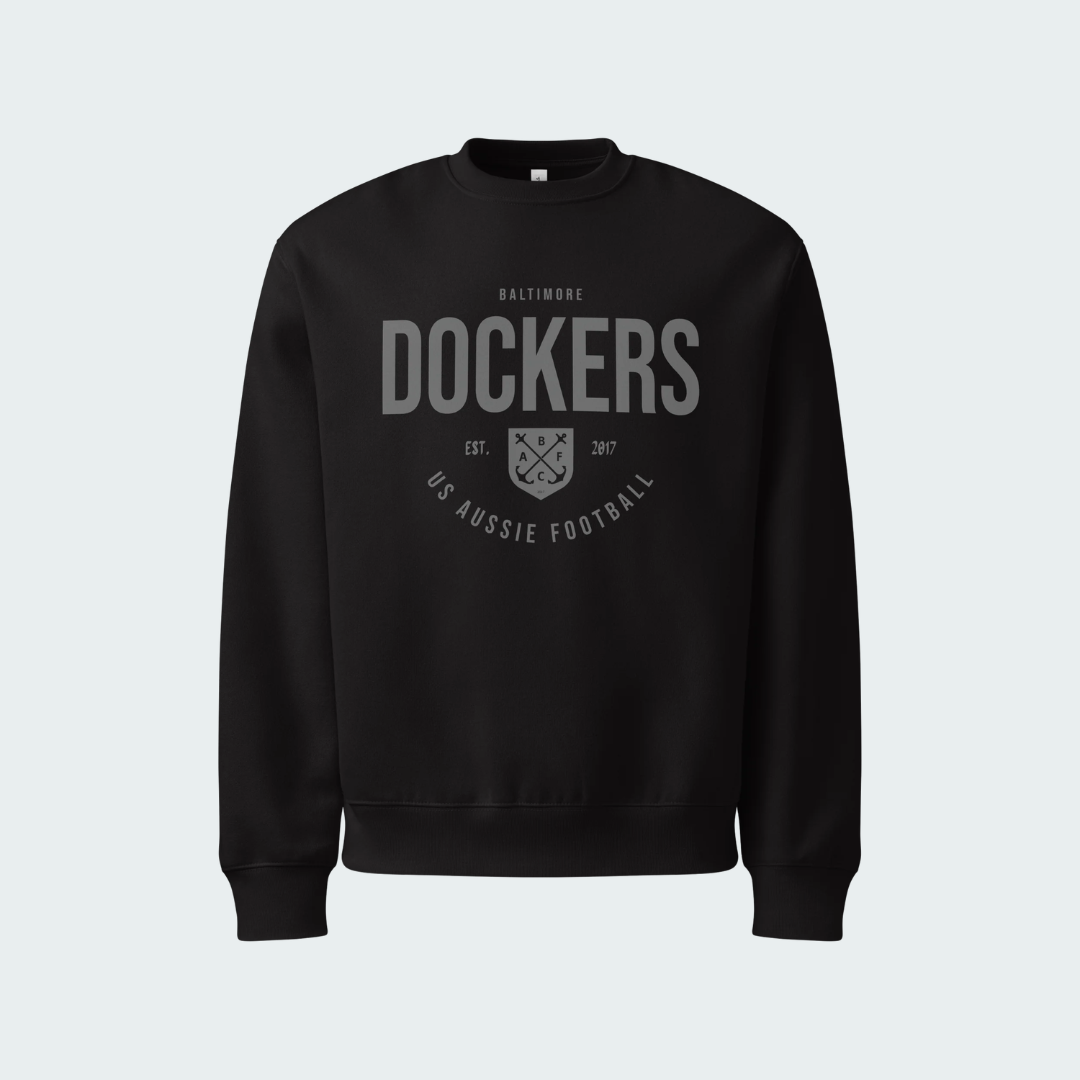 Oversized heavyweight sweatshirt