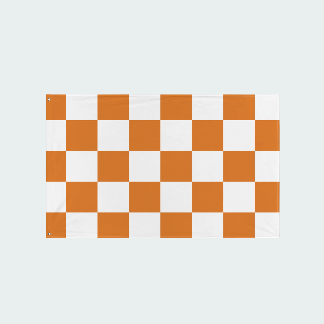 Flag Orange County Checkered