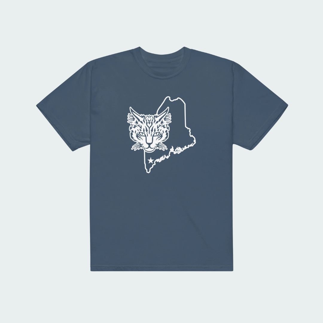 Unisex garment-dyed heavyweight t-shirt Maine State