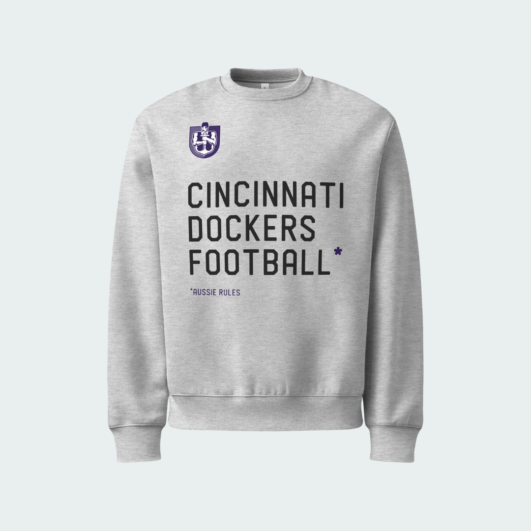 Oversized heavyweight sweatshirt Cincinnati Statement