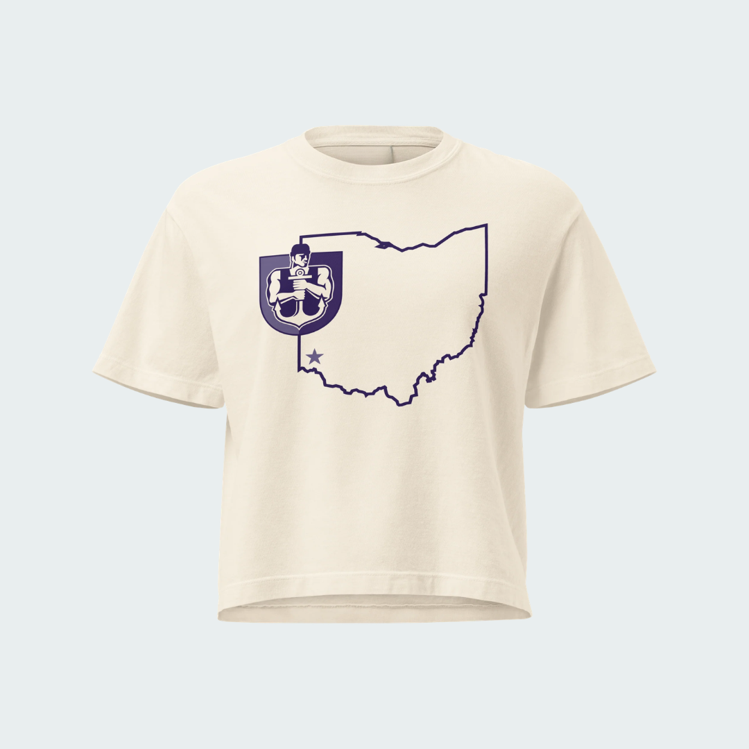 Women’s heavyweight boxy tee Cincinnati