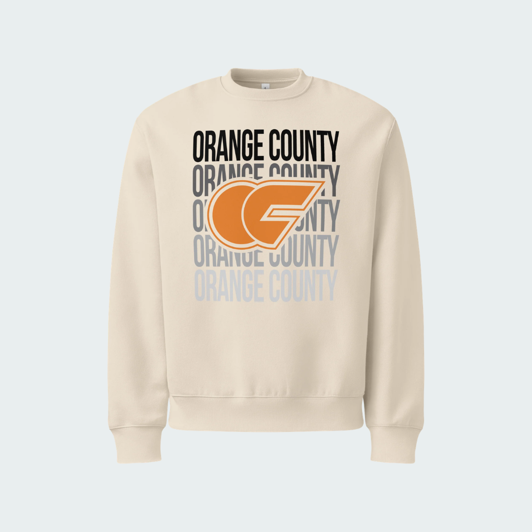 Oversized heavyweight sweatshirt