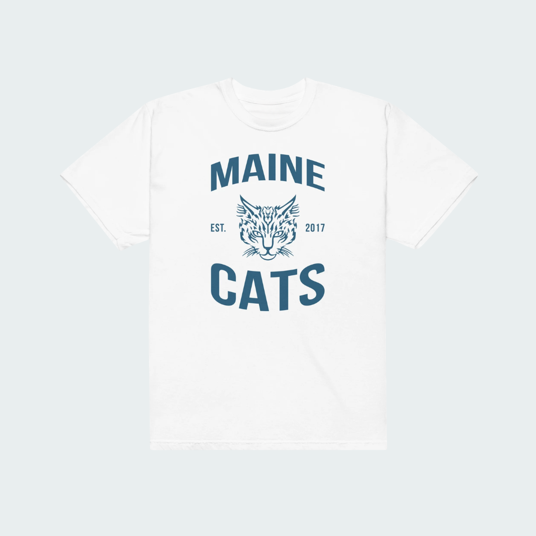 Unisex garment-dyed heavyweight t-shirt Maine Logo