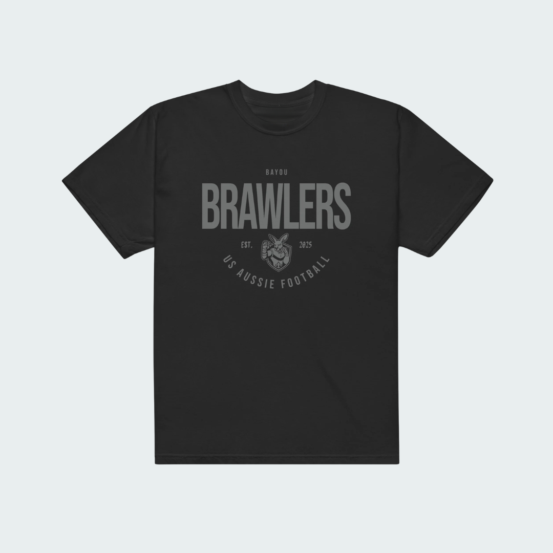 Unisex garment-dyed heavyweight t-shirt Bayou Blackout