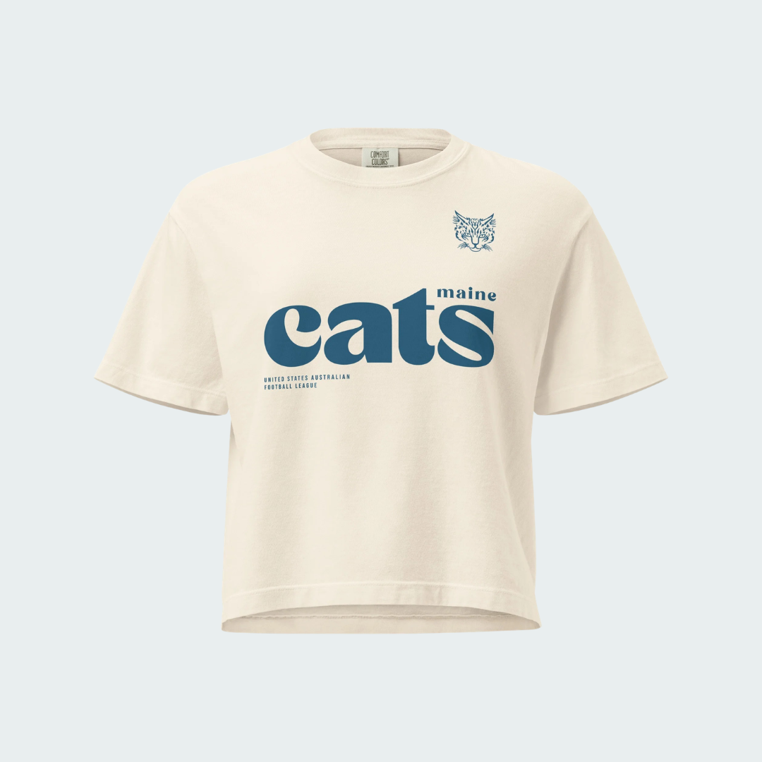 Women’s heavyweight boxy tee Maine Splash