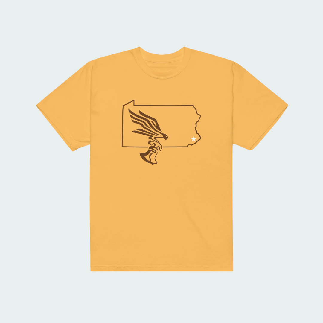 Unisex garment-dyed heavyweight t-shirt