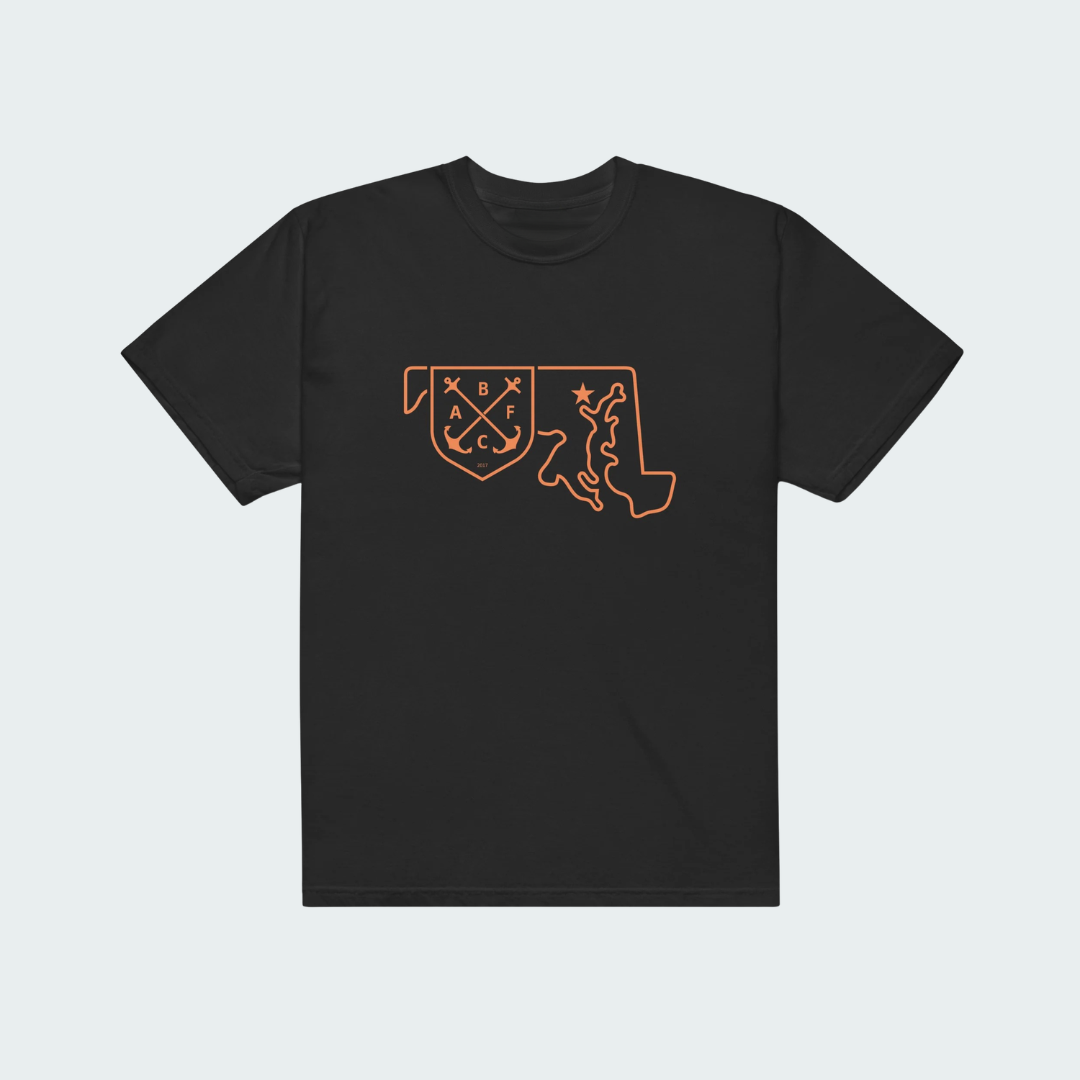 Unisex garment-dyed heavyweight t-shirt Baltimore State