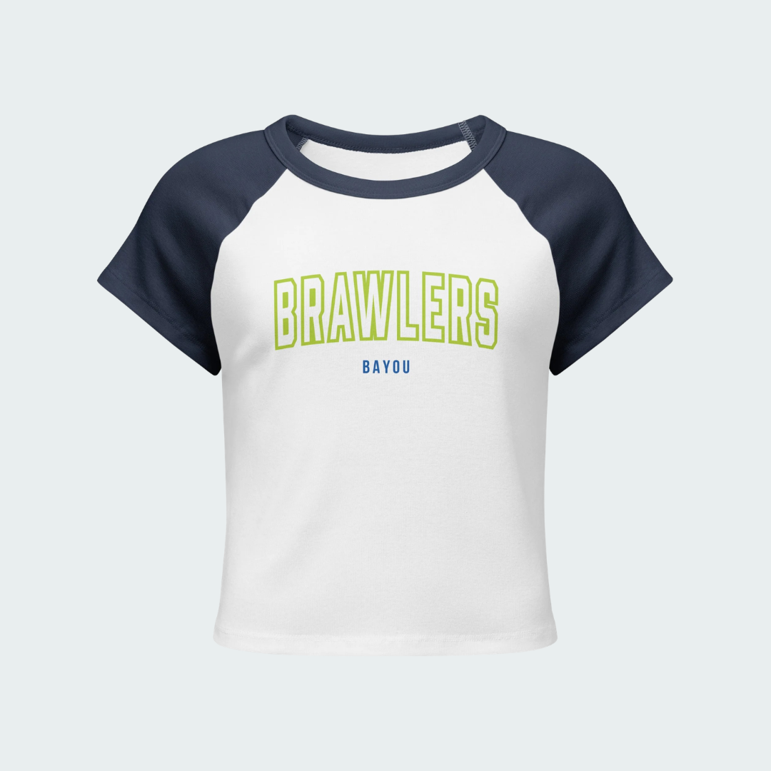 Women’s micro rib raglan baby tee Bayou