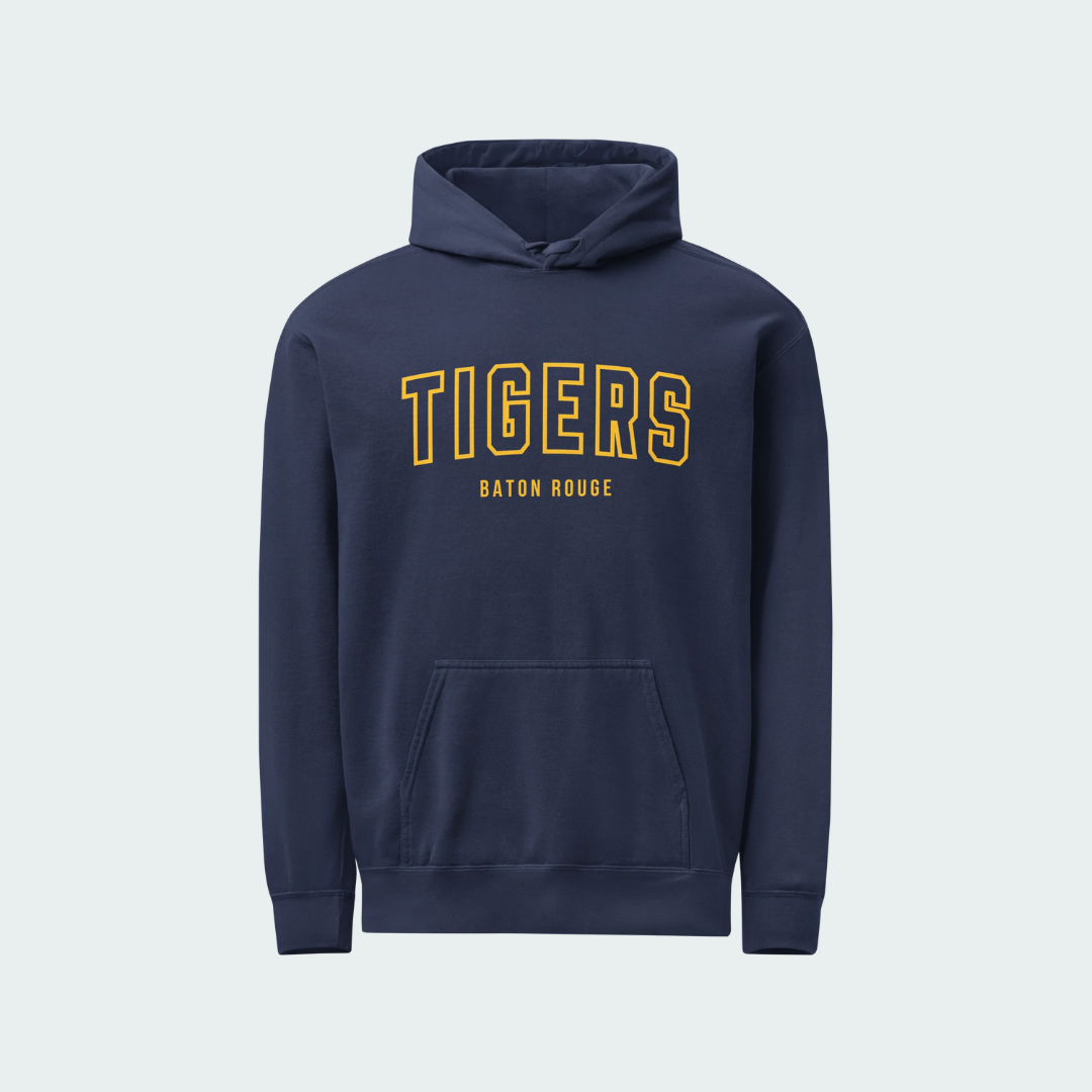 Unisex garment-dyed hoodie Baton Rouge Hallow