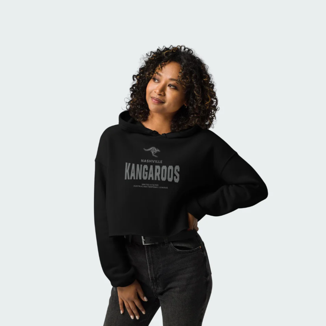 Crop Hoodie Nashville Blackout
