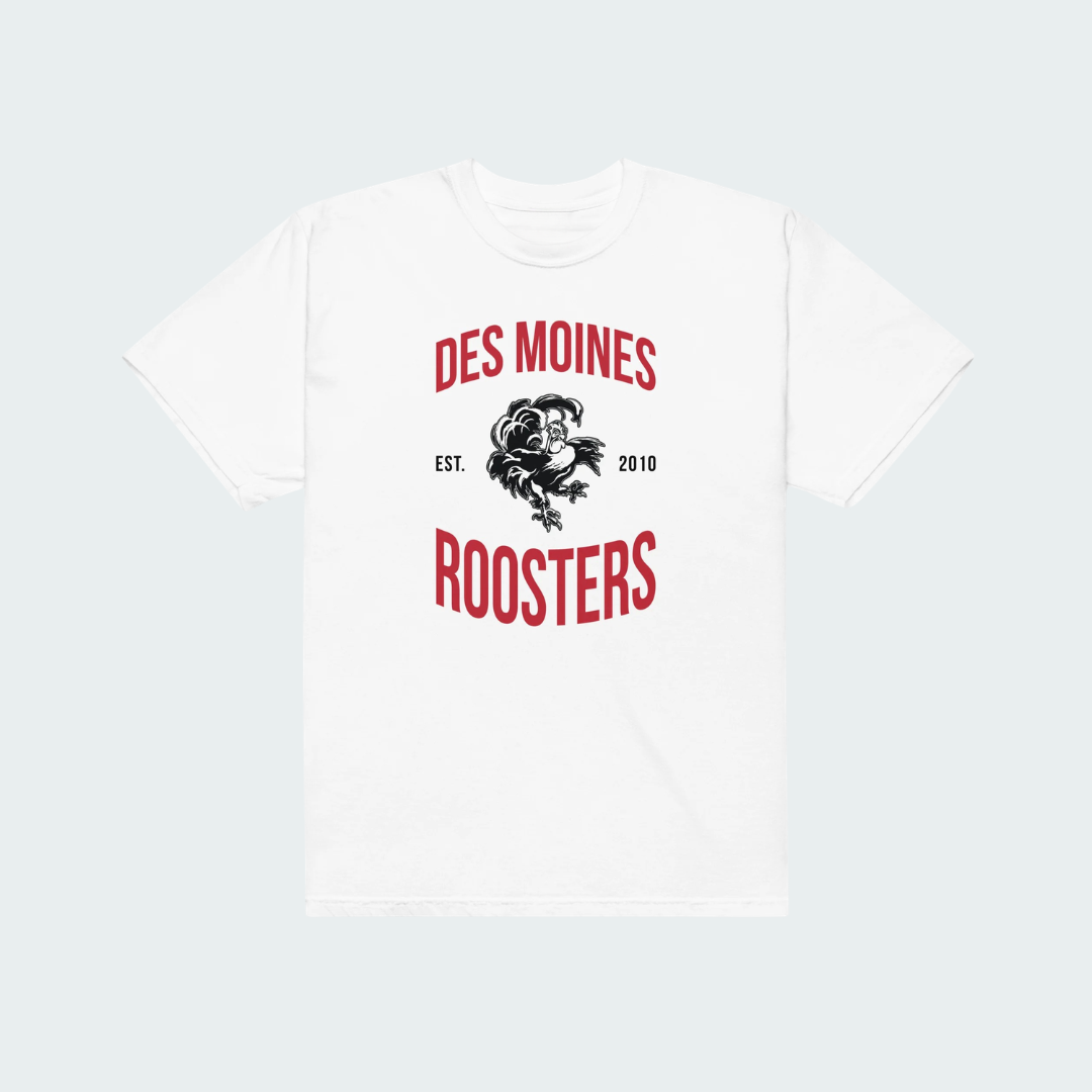 Unisex garment-dyed heavyweight t-shirt Des Moines Logo
