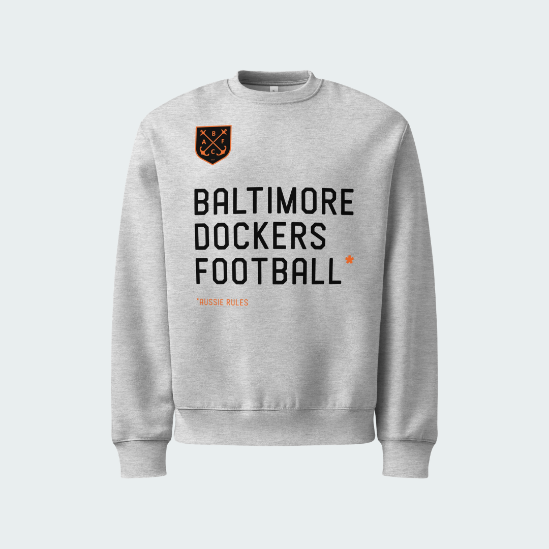 Oversized heavyweight sweatshirt