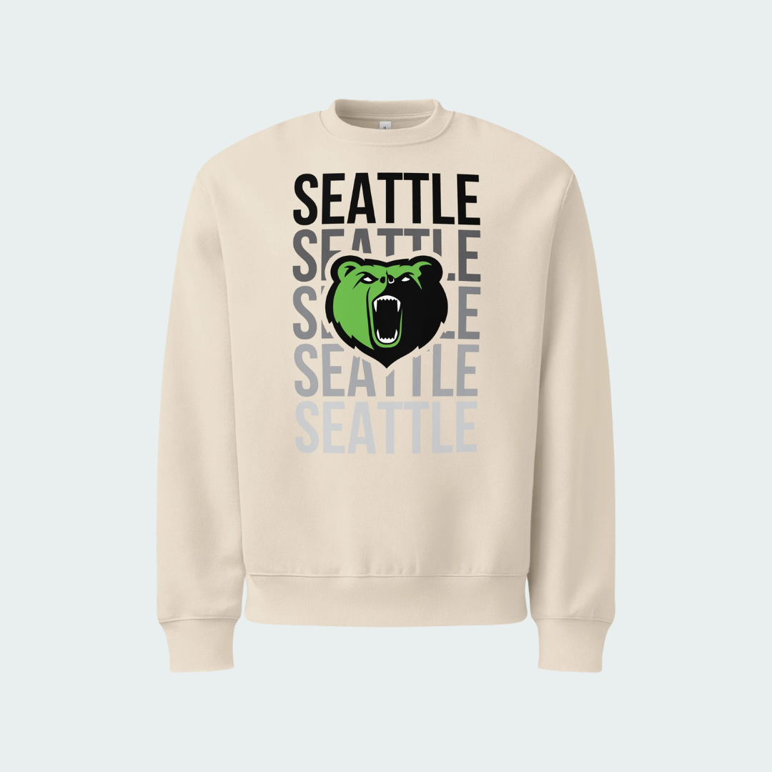Oversized heavyweight sweatshirt