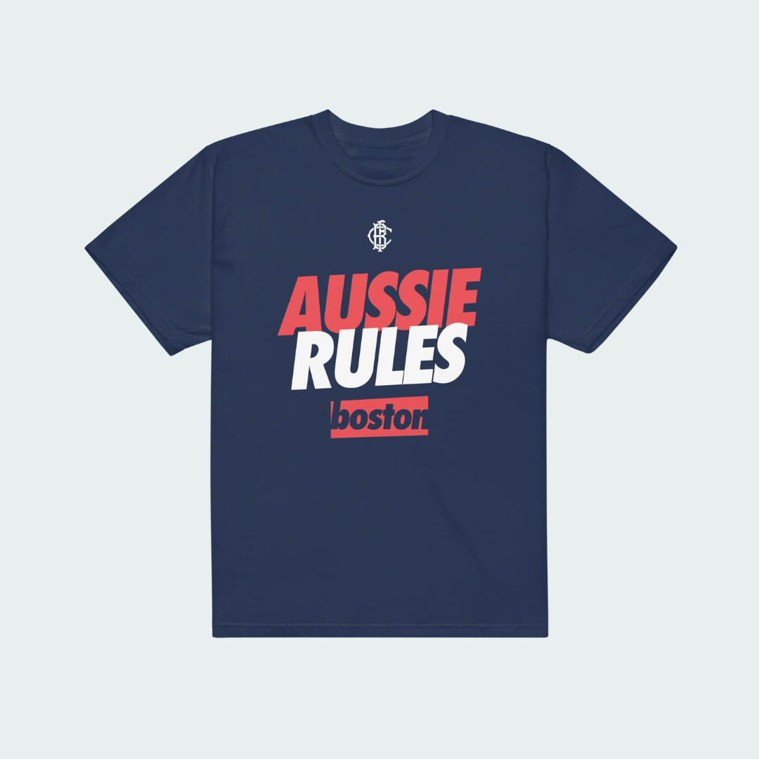 Unisex garment-dyed heavyweight t-shirt Boston Aussie Rules