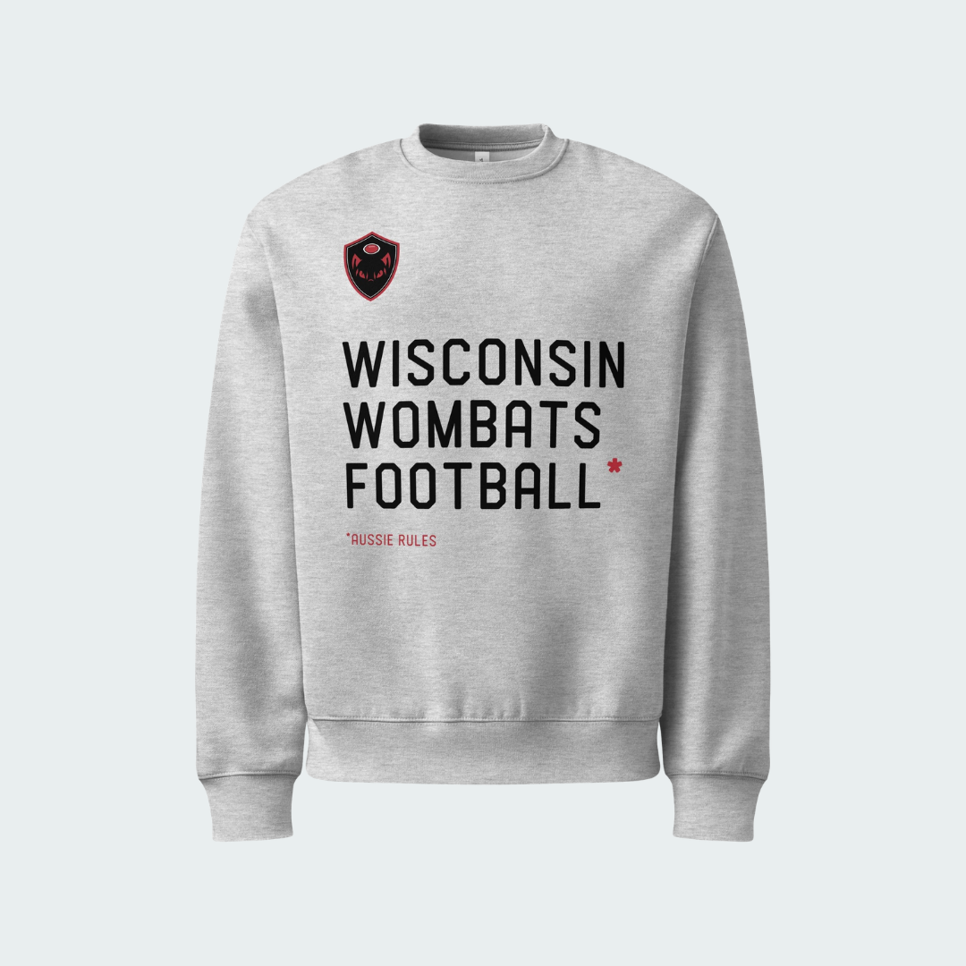 Oversized heavyweight sweatshirt