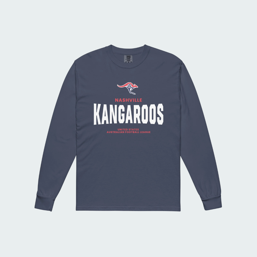 Garment-dyed heavyweight long-sleeve shirt Nashville