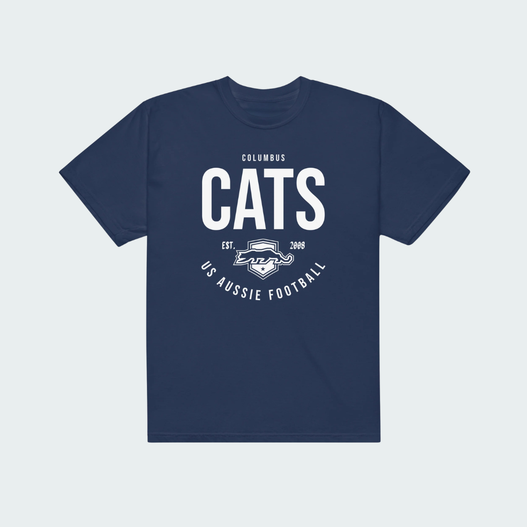 Unisex garment-dyed heavyweight t-shirt Columbus Plate