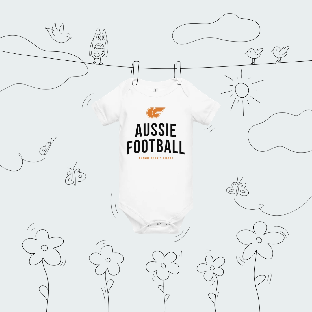 Baby short sleeve onesie Orange County