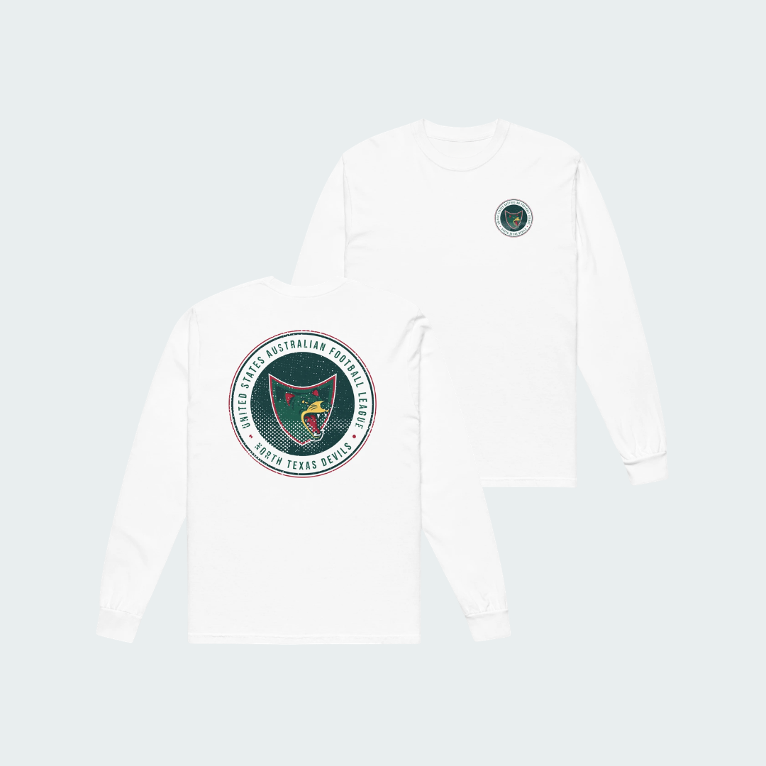 Garment-dyed heavyweight long-sleeve shirt
