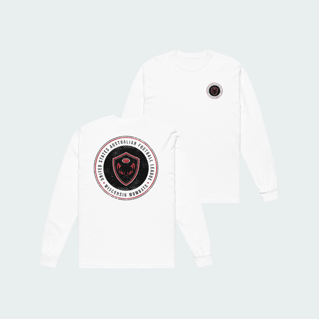Garment-dyed heavyweight long-sleeve shirt