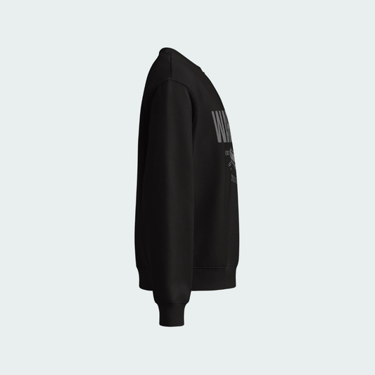 Oversized heavyweight sweatshirt Wasatch Blackout