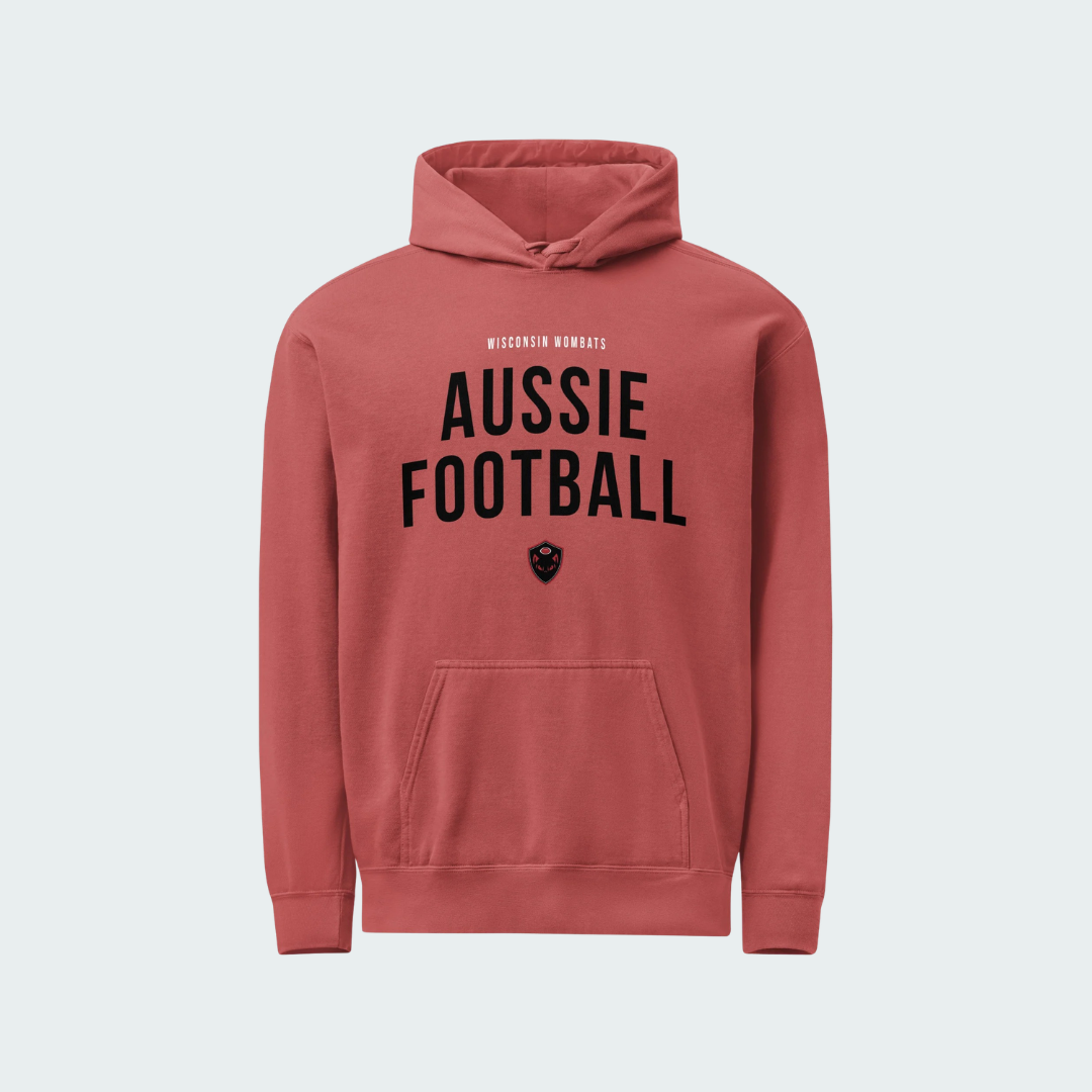 Unisex garment-dyed hoodie Wisconsin