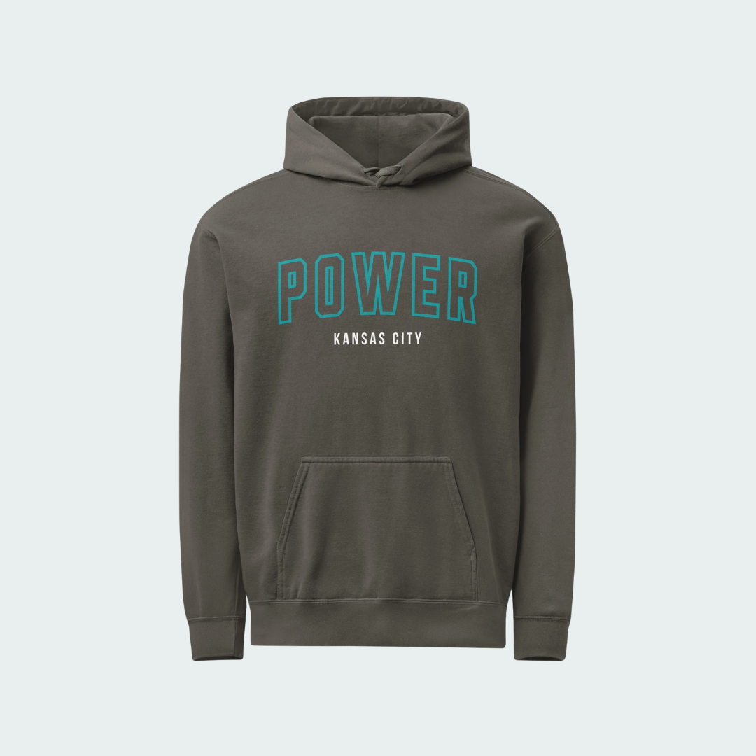 Unisex garment-dyed hoodie KC Hallow