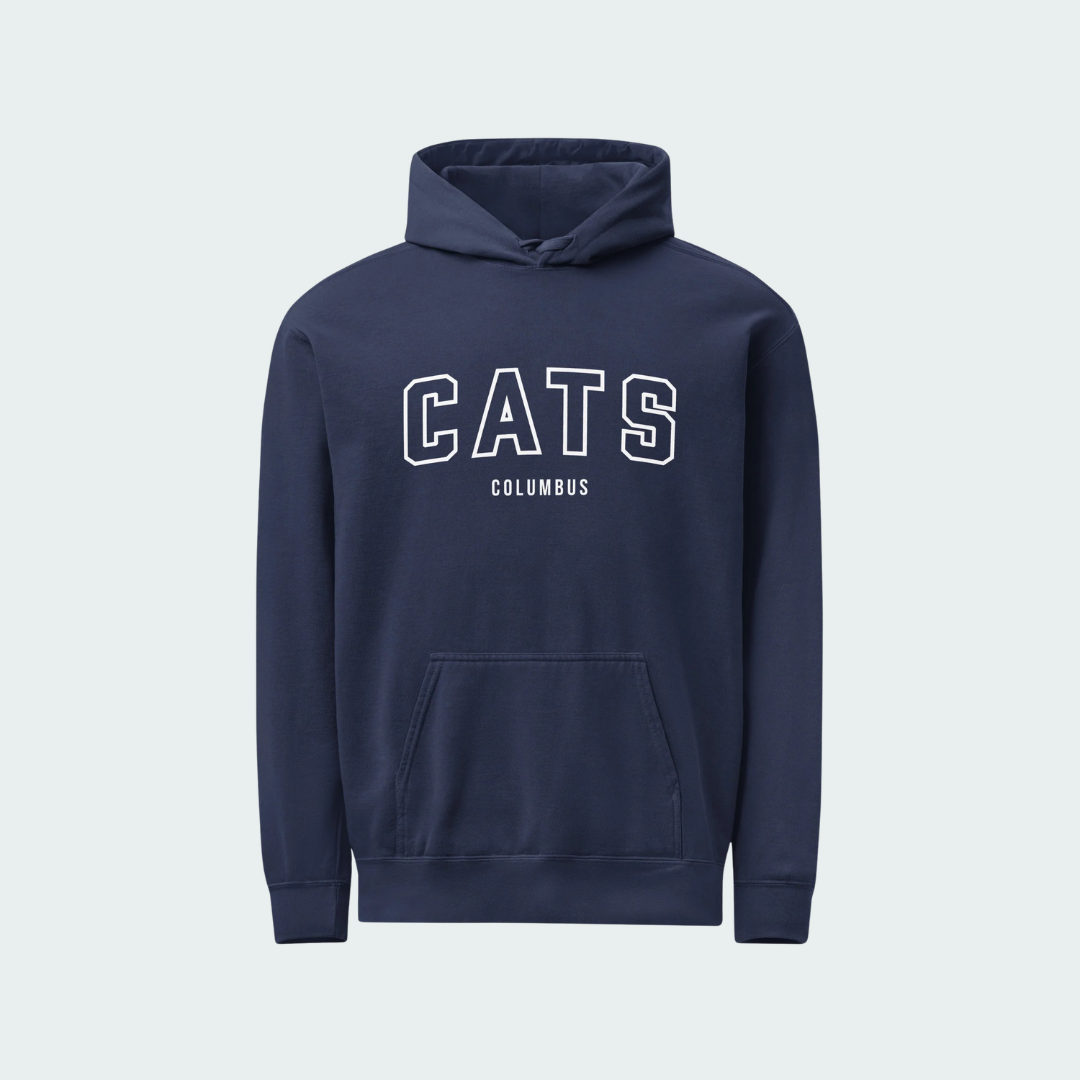 Unisex garment-dyed hoodie Columbus Hallow