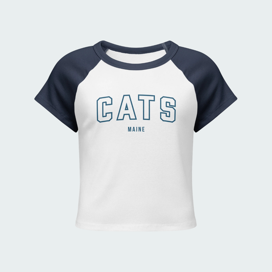 Women’s micro rib raglan baby tee Maine