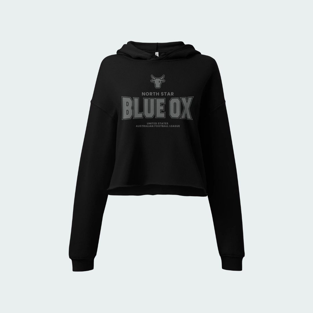 Crop Hoodie North Star Blackout