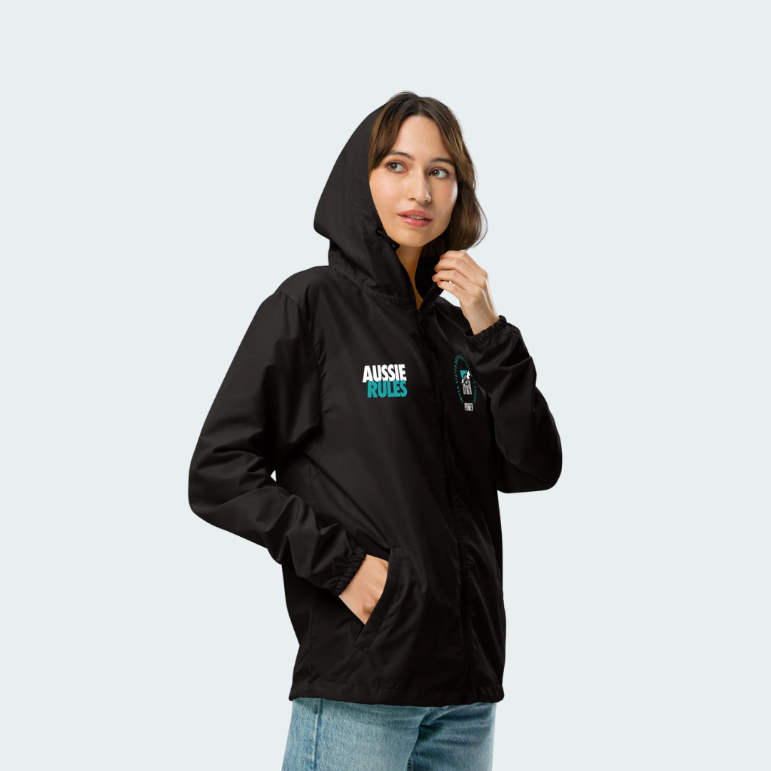 Unisex lightweight zip up windbreaker KC
