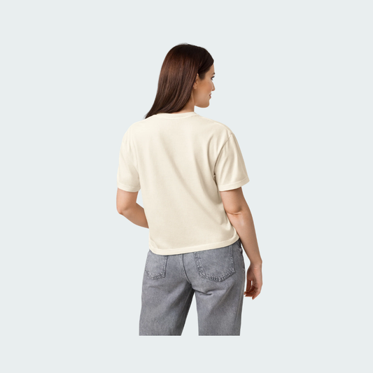 Women’s heavyweight boxy tee Baltimore Splash