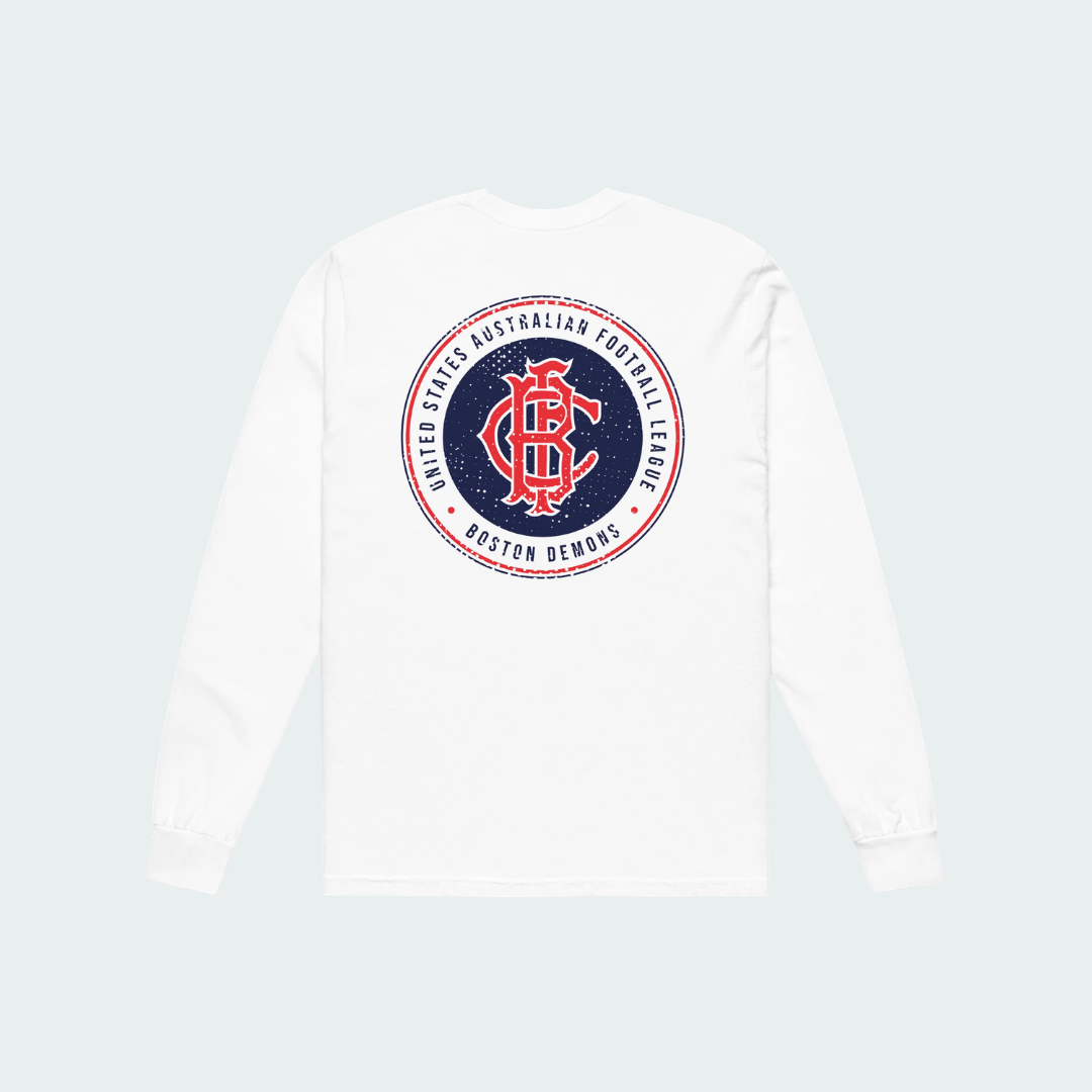 Garment-dyed heavyweight long-sleeve shirt