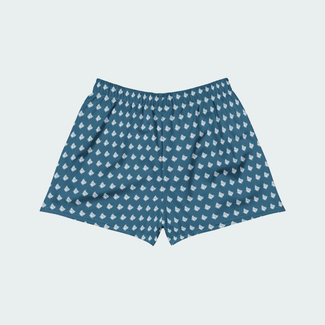 All-Over Print Unisex Athletic Shorts Maine Checkered