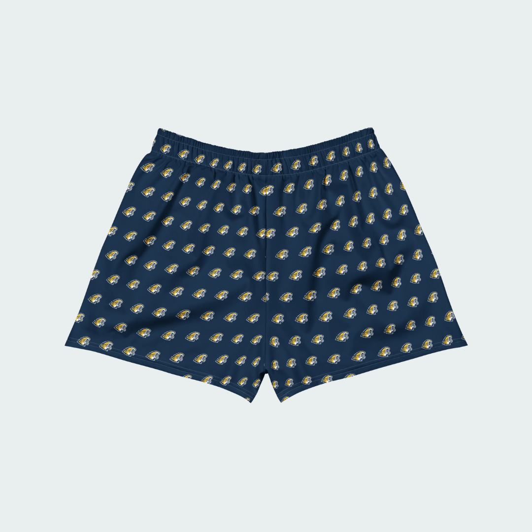 All-Over Print Unisex Athletic Shorts Baton Rouge Checkered