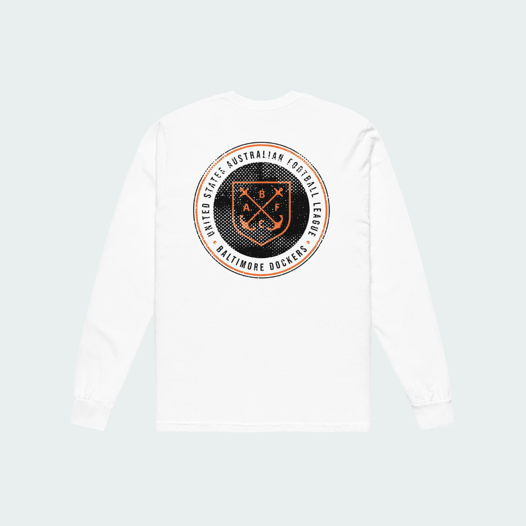 Garment-dyed heavyweight long-sleeve shirt