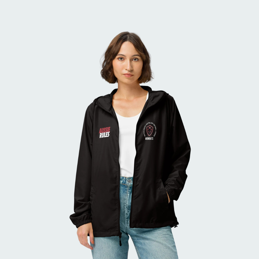 Unisex lightweight zip up windbreaker Wisconsin