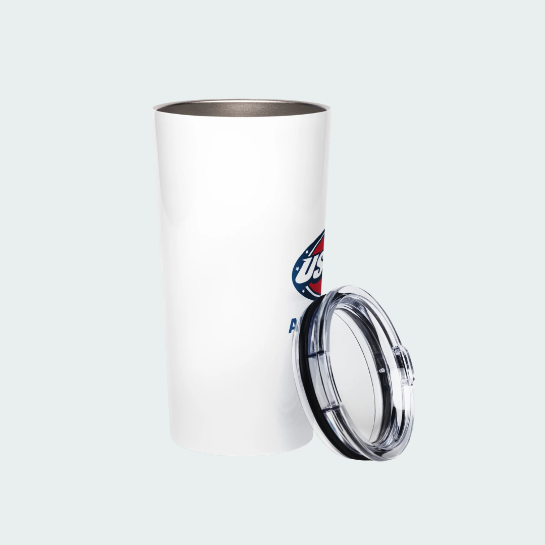 USAFL Tapered stainless steel tumbler