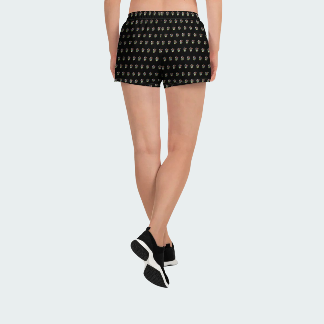 All-Over Print Unisex Athletic Shorts Bayou Checkered