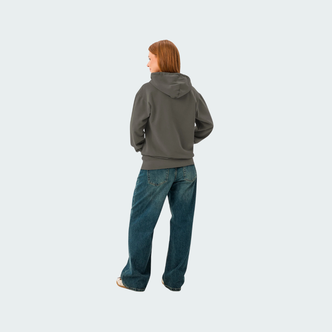 Unisex garment-dyed hoodie