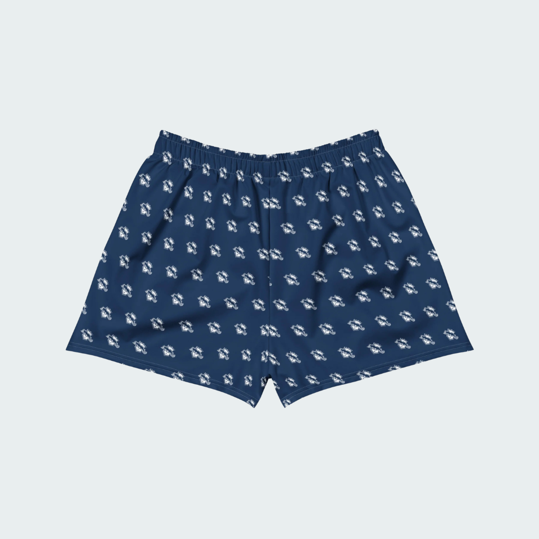All-Over Print Unisex Athletic Shorts Columbus Checkered