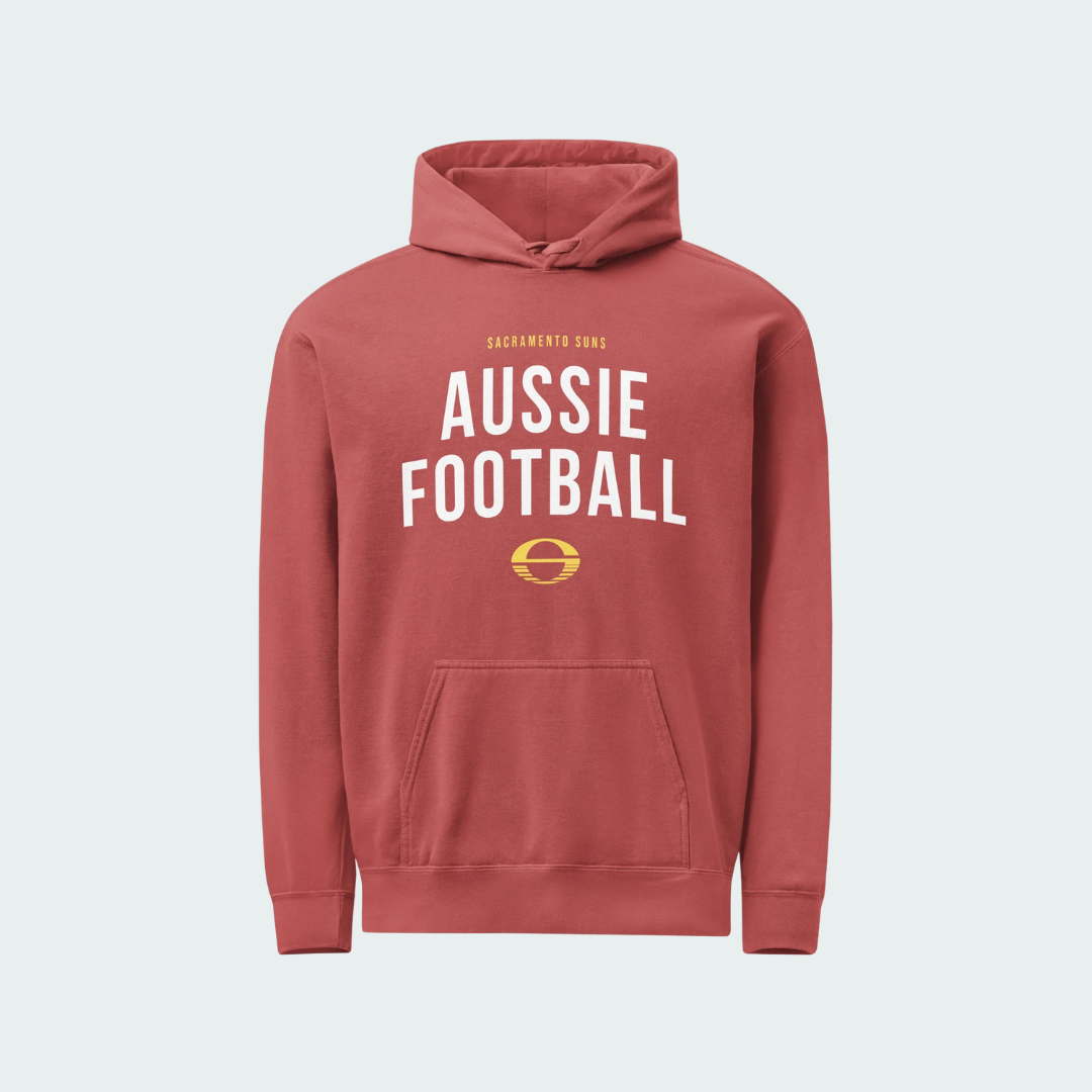 Unisex garment-dyed hoodie