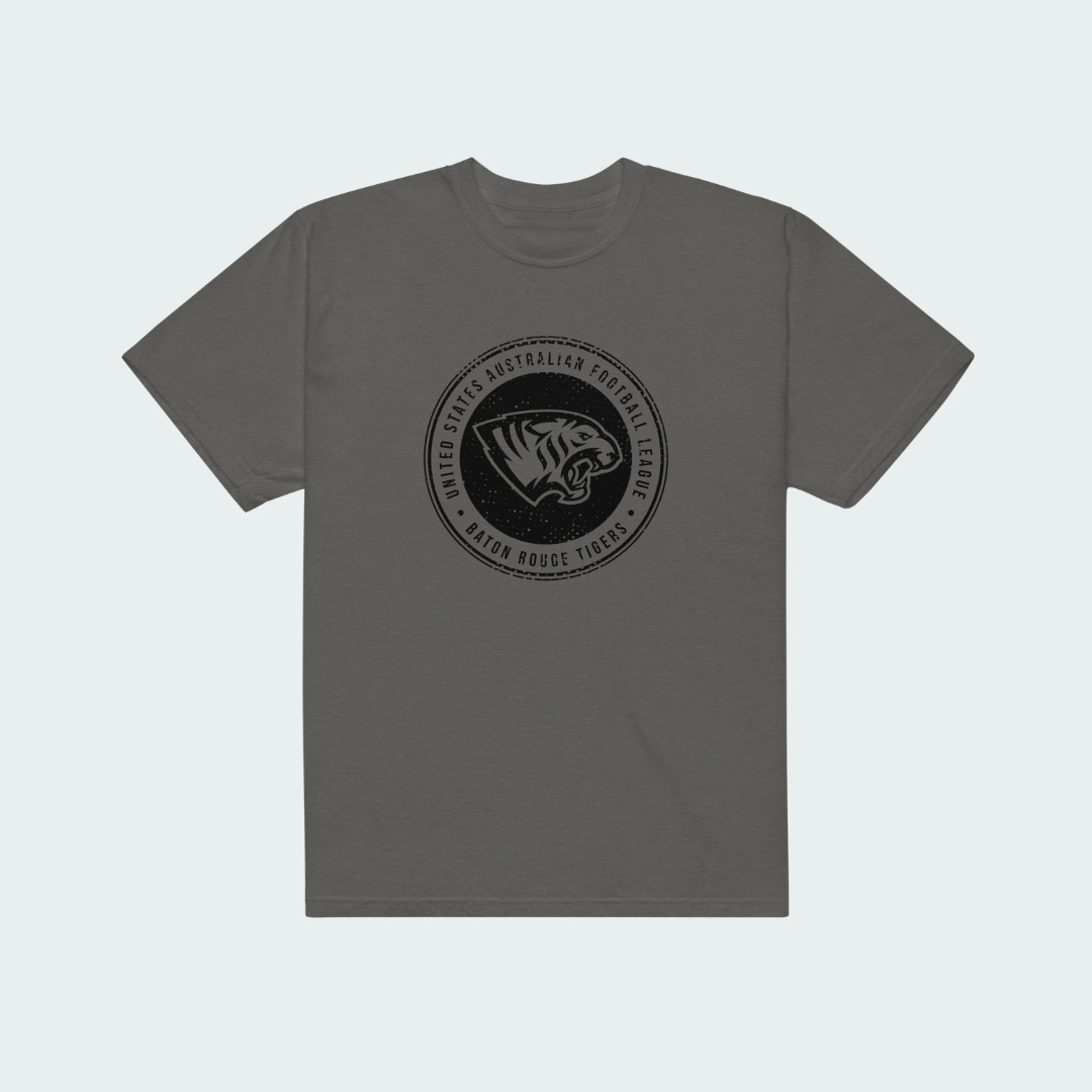Unisex garment-dyed heavyweight t-shirt Baton Rouge Charcoal