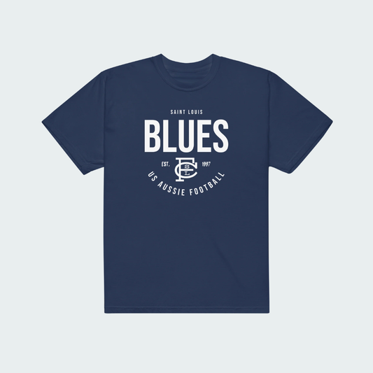 Unisex garment-dyed heavyweight t-shirt St. Louis Plate
