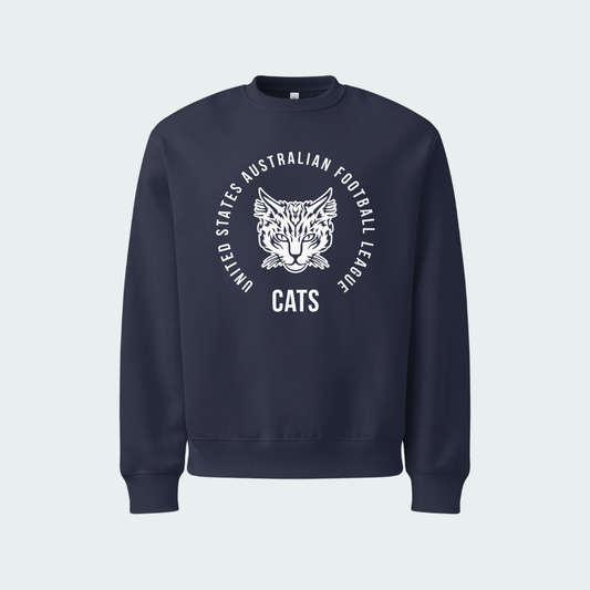 Oversized heavyweight sweatshirt Maine Logo